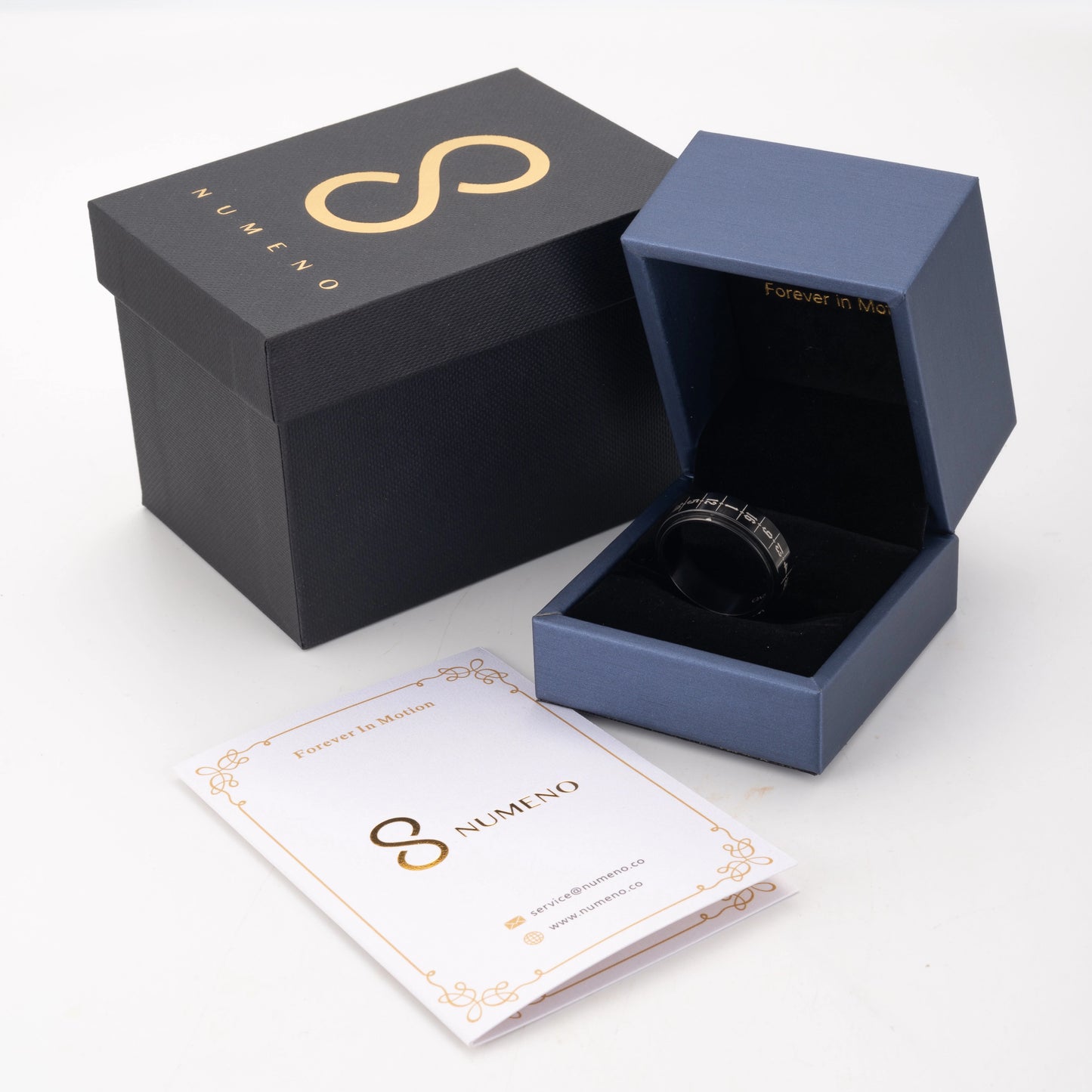 Numeno Fate D20 Smooth Bearing Gamer Dice Ring for Stress Relief