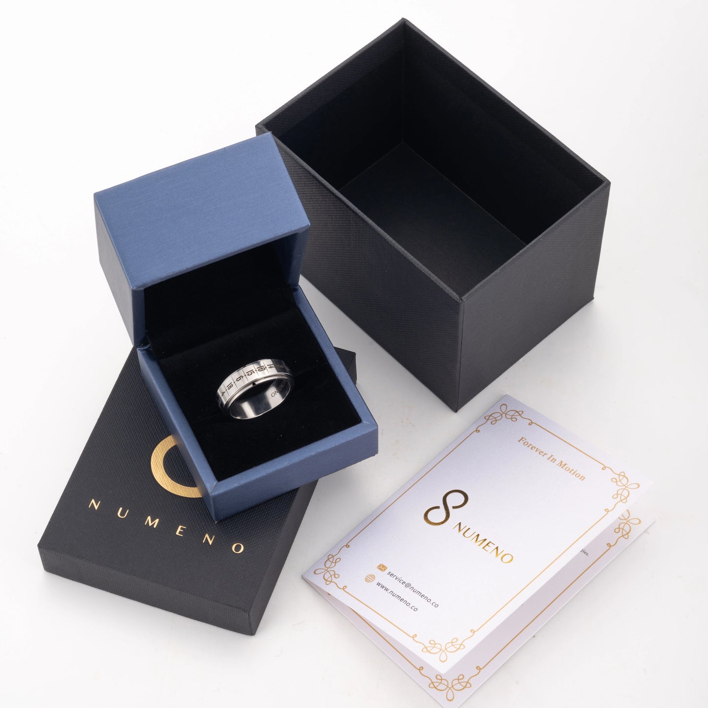Numeno Fate D20 RPG Dice Ring with Smooth Bearing