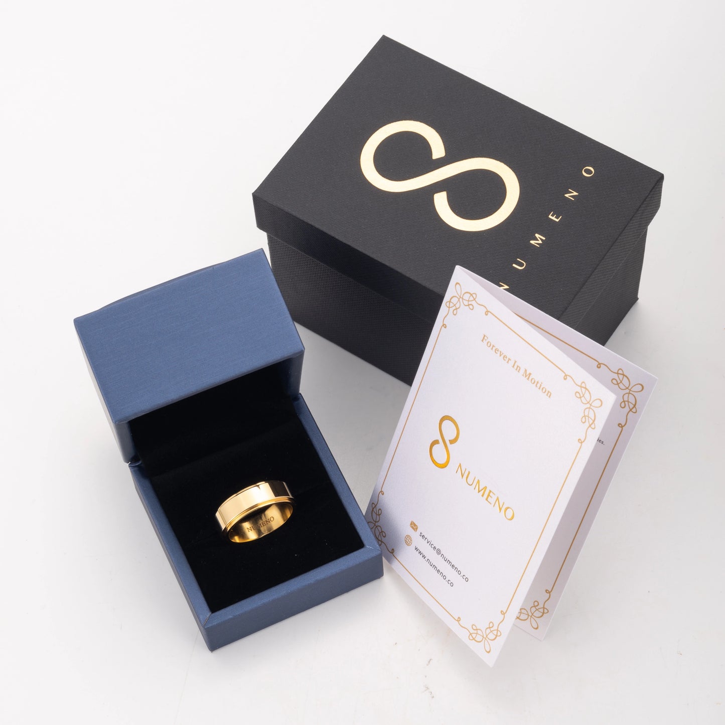 Numeno Spinity® Smooth Bearing Spinner Ring for Anxiety
