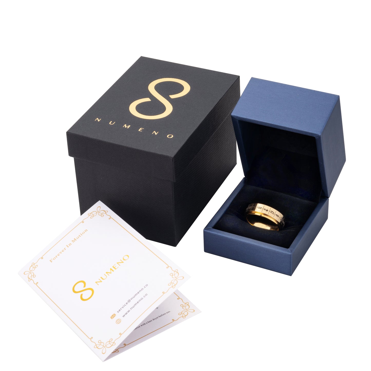 Numeno Fate D20 DND Spinner Ring with Smooth Bearing
