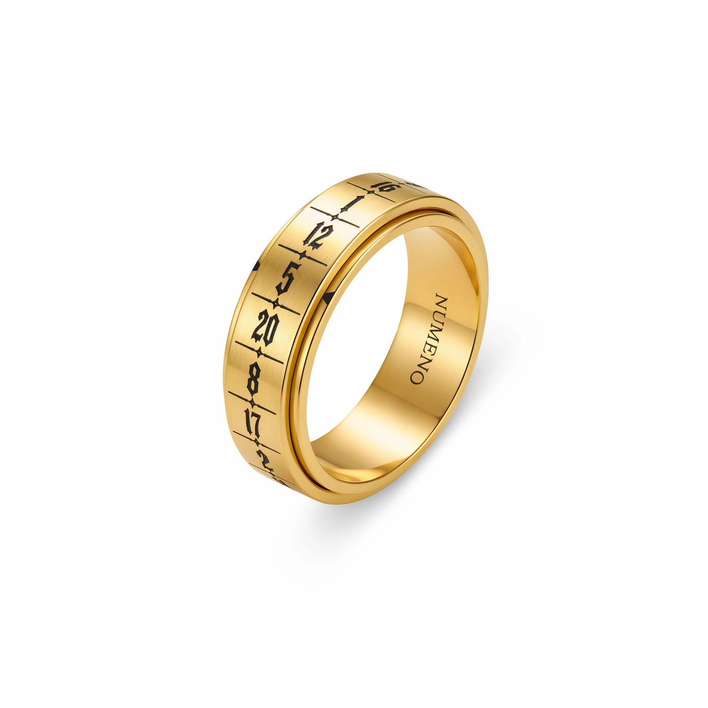 Numeno Fate D20 DND Spinner Ring with Smooth Bearing