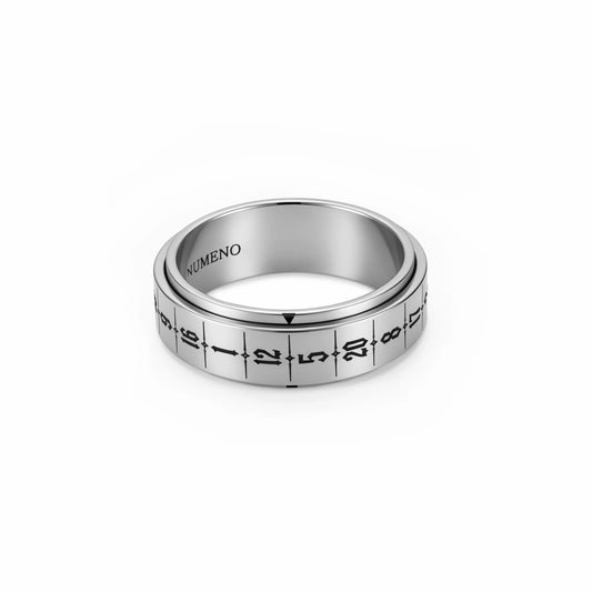 Numeno Fate D20 Spinner Ring Stainless