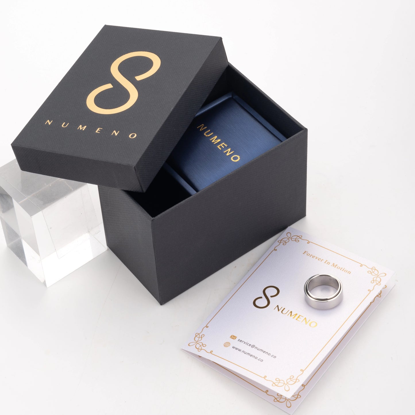 Numeno Spinity® Smooth Bearing Fidget Ring for Anxiety