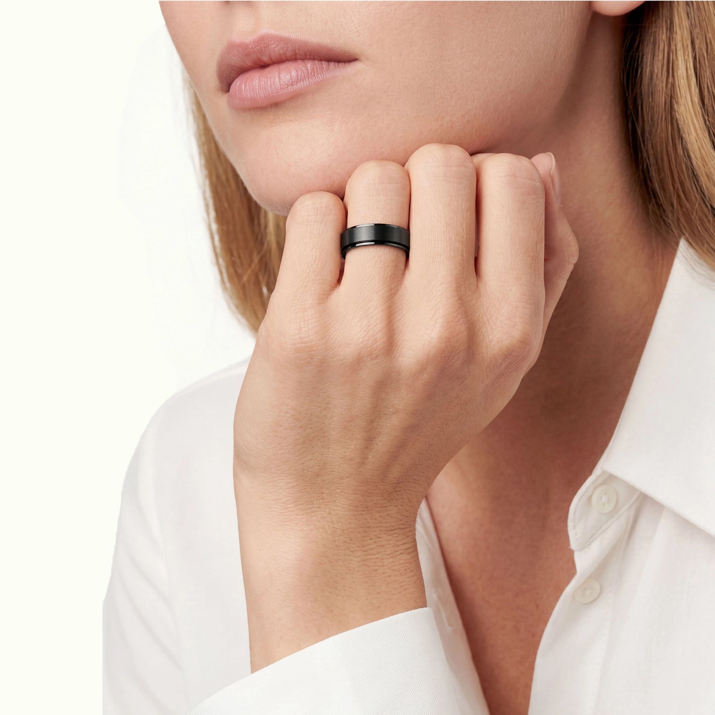 Numeno Spinity® Smooth Bearing Worry Ring for Stress Relief