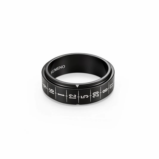 Numeno Fate D20 Spinner Ring Black