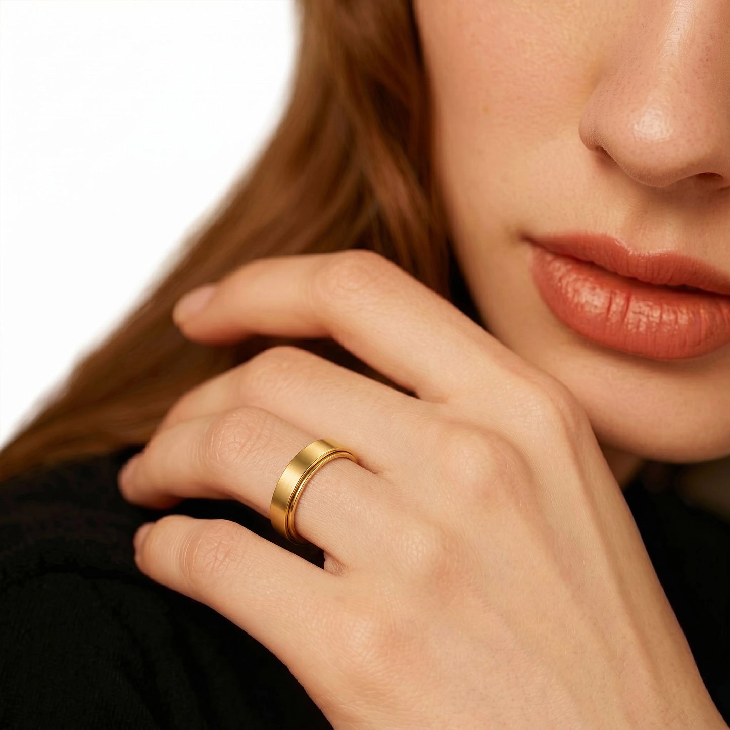 Numeno Spinity® Smooth Bearing Spinner Ring for Anxiety